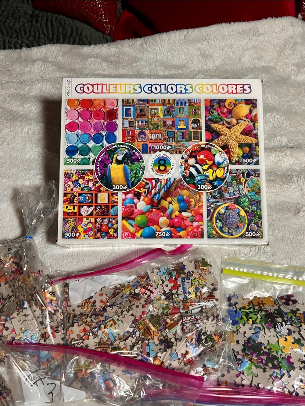 8-Scene Colorful Puzzle Set complete - Picture 2 of 16